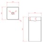 Lavabo Free Standing Magnus Artificial Stone Bianco Opaco Matt *** CONFEZIONE 1 pz.