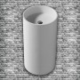 Lavabo Free Standing Klaus Artificial Stone Bianco Opaco Matt *** CONFEZIONE 1 pz.