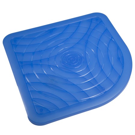 Ogomondo Pedana Antiscivolo per Doccia Quadrata in Resina *** CONFEZIONE Blu, Misure 1 pz.