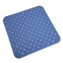 Ogomondo Tappeto Antiscivolo per Doccia Quadrato in Gomma  *** Colore Blu, Misure 1 pz.