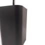Ogomondo Porta Scopino Nero da Terra Serie 25 Abs Termoplastico *** CONFEZIONE 1 pz.