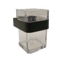 Ogomondo Porta Spazzolini Nero Da Parete Serie 25 Acciaio Verniciato  *** CONFEZIONE 1 pz.