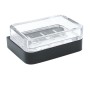 Ogomondo Porta Sapone Nero Da Parete Serie 25 Acciaio Verniciato  *** CONFEZIONE 1 pz.