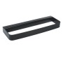Ogomondo Porta Salviette Asciugamani Nero da Parete Serie 25 Acciaio Verniciato  *** CONFEZIONE 1 pz., Misure Lunghezza 25 cm