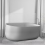 Vasca Da Bagno Free Standing Martha Artificial Stone Bianco Opaco Matt *** CONFEZIONE 1 pz.