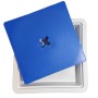 Ogomondo Sgabello Contenitore da Bagno in Resina Termoplastica  *** Colore Blu, Colore 1 pz.