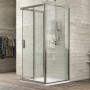Lato Fisso Box Doccia Adatto Box Corner Varie Misure Cristallo Temprato  *** CONFEZIONE 1 pz., Misure 97-99xh195 cm Stampato