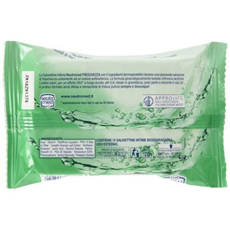 Neutromed Salviette Intime Freschezza, 12X15 Salviettine - 789 Gr