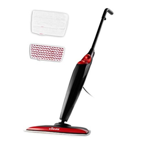 Vileda Steam XXL 161607, Scopa a Vapore, Rosso/Nero, 65 decibeles
