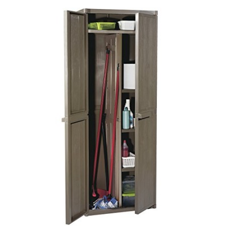 Gensini 5730.00.A1233 Mobile Alto Portascope, Marrone, 65 x 45 x 172 cm