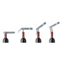 Alessi GIA18 Noè, Cavatappi Sommelier in Alluminio, Colore: Argento, Finitura Lucida