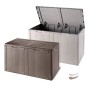 GENSINI Baule Medio 80x44x51 Marrone Plastica Articoli da cucina Made in Italy