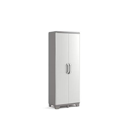 Keter Tidy Armadio Portascope, Grigio Scuro/Grigio Chiaro, 68 x 39 x 182 cm