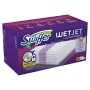 Swiffer WetJet Starter Kit Scopa Elettrica Lavapavimenti, 25 Panni Lavapavimenti, 2 Soluzioni Detergente, 4 Batterie Alcaline, O