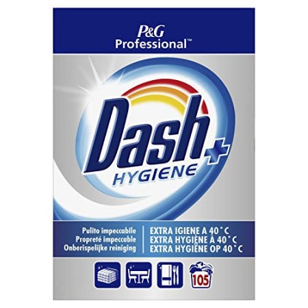Dash Professional Hygiene Detergente in Polvere, 7 kg, 105 Lavaggi