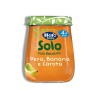 Hero Solo Omogeneizzati Frutta Pera, Banana e Carota Bio, Cartone da 6 Vasetti x 120 g