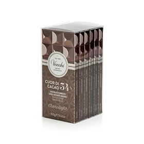 Venchi Astuccio 6 Tavolette Astucciate Chocolight Fondente 54%, 600 gr