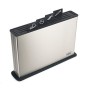 Joseph Joseph 98996 Index Acciaio-Set di taglieri Regolari-Grigio, Stainless Steel