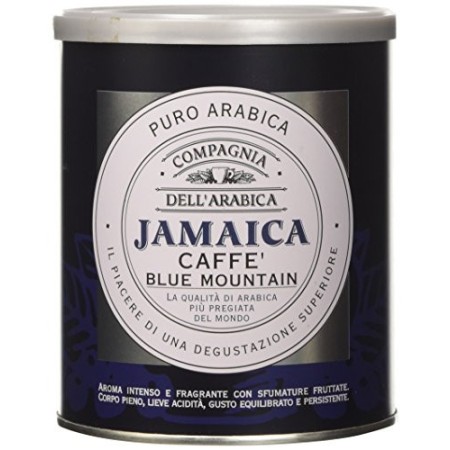 Caffè Corsini Compagnia dell'Arabica Jamaica Blue Mountain Specialty Coffee, Caffè Monorigine Giamaica Macinato per Espresso e