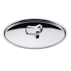 Alessi AJM200/28 Pots&Pans Coperchio in Acciaio Inossidabile 18/10 Lucido, Diametro 28 cm