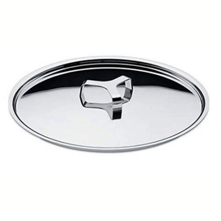 Alessi AJM200/28 Pots&Pans Coperchio in Acciaio Inossidabile 18/10 Lucido, Diametro 28 cm