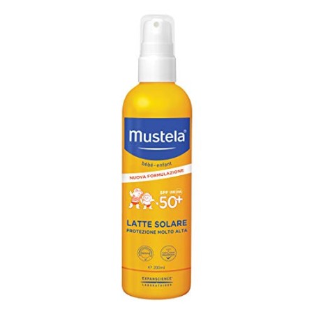 Mustela, Latte solare, protezione 50+, 200 ml