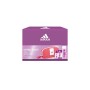 Adidas, Confezione Regalo Donna Natural Vitality, Eau de Toilette 30 ml, Gel Doccia Bagnoschiuma 250 ml, Trousse da Viaggio