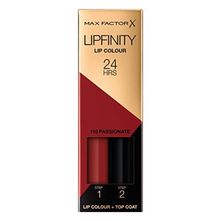 Max Factor, Confezione Regalo Donna Soft Glam Collection, Pochette con Rossetto Lipfinity Lip Colour (110 Passionate) e Mascara 