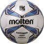 molten, Pallone da calcio, Bianco (Weiß/Blau/Silber), 4