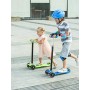Hikole Monopattino per bambini con 3 ruote, altezza regolabile, per bambini e bambine, 3 – 12, luce LED lampeggiante, ruote in