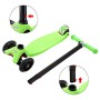 Hikole Monopattino per bambini con 3 ruote, altezza regolabile, per bambini e bambine, 3 – 12, luce LED lampeggiante, ruote in