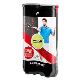 HEAD 2X4B Championship Novak, Palline Tennis Unisex Adulto, Giallo, Taglia unica, 8 palle