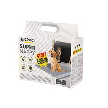 Croci Tappetino Super Nappy Carboni Attivi 57X54 60Pz