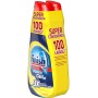 Finish Powergel, Gel Detersivo per Lavastoviglie Liquido, Multiazione, Limone Sgrassante, 100 Lavaggi, 2 Confezioni da 50 Lavagg