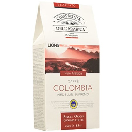 Caffè Corsini Caffè Macinato Colombia - 4 confezioni da 250 gr
