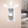 Airwick Diffusore di Oli Essenziali Elettrico, 1 Confezione con due Profumatori per Ambienti e 6 Ricariche, Fragranza Morbida Se