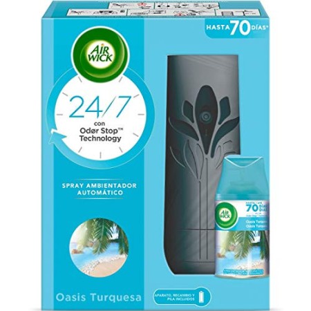 Air-Wick Freshmatic Deodorante per Ambienti Oasis Turq Completo - 250 ml