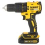 DᴇWALT DCD778S2T-QW Trapano Avvitatore, 2 velocità a Percussione, Motore Brushless con Doppia Batteria in Valigetta, 1.5 W, 1