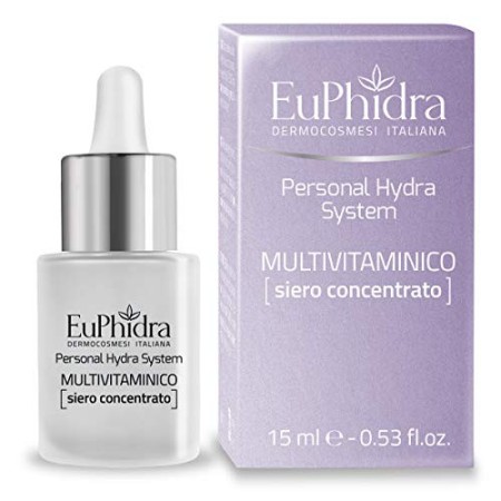Euphidra Multivitaminico Siero Concentrato, Contro i Segni di Fatica e Stress - 15 ml.