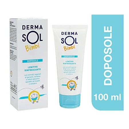 Dermasol Doposole per Bimbi Effetto Rinfrescante ed Insetto Repellente - 100 ml