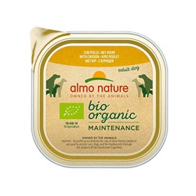 Almo Nature Bio Organic Maintenance con Pollo -Cibo Umido per Cani Adulti - Pacco da 9 x 300 g
