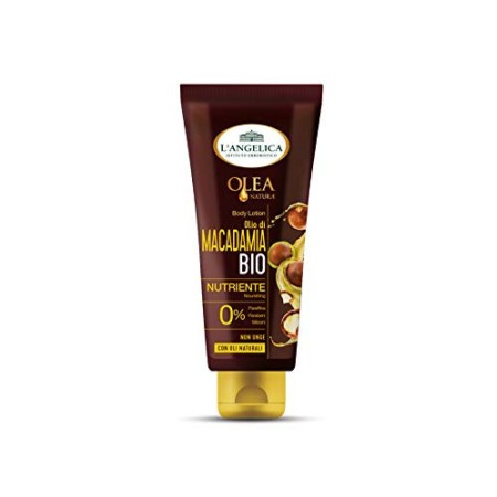 L'Angelica, Body Lotion Nutriente Con Olio Bio Di Macadamia, Crema Corpo Idratante, Erboristica, Biologica, Senza Parabeni, Conf