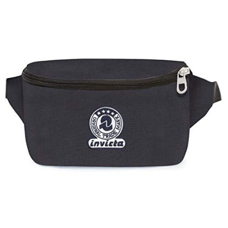 Marsupio Invicta, Benin Eco-Material, Nero, Tasca sul retro, Tempo Libero & Travel