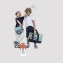 Lassig Borsa A Tracolla per Bambini, per Asilo o Tempo Libero con Mini Tasca Portaoggetti e Tasca con Zip, Moschettone e Targhet