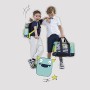 Lassig Borsa A Tracolla per Bambini, per Asilo o Tempo Libero con Mini Tasca Portaoggetti e Tasca con Zip, Moschettone e Targhet