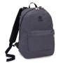Zaino 2in1 Reversibile Invicta Twist Eco-Material, Grigio, 26 Lt, Fantasia + Tinta Unita, Scuola & Tempo Libero