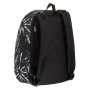 Zaino 2in1 Reversibile Invicta Twist Eco-Material, Grigio, 26 Lt, Fantasia + Tinta Unita, Scuola & Tempo Libero