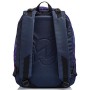 Zaino Reversibile Invicta , Twist Eco-Material, Blu, 2 in 1 in Fantasia e Tinta Unita, Scuola & Tempo Libero