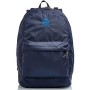 Zaino Reversibile Invicta , Twist Eco-Material, Blu, 2 in 1 in Fantasia e Tinta Unita, Scuola & Tempo Libero