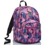 Zaino Format Invicta , Paisley, Rosa, Doppio Scomparto, Scuola & Tempo Libero
